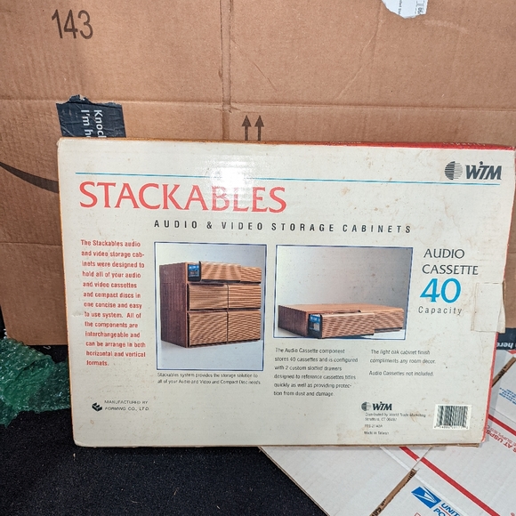 New Vintage Audio Cassette Storage Cabinet - Picture 6 of 6